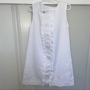 Kate and Libby White Pique Shift Dress
